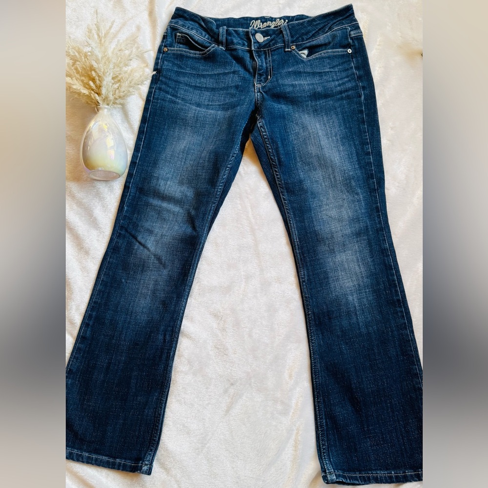 Wrangler Dark Blue Women's Flare Jeans